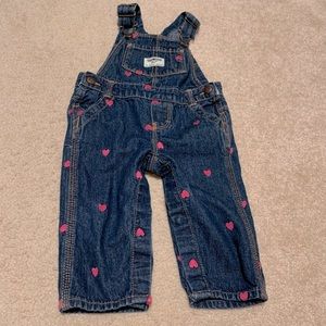 OshKosh Embroidered Heart Overalls